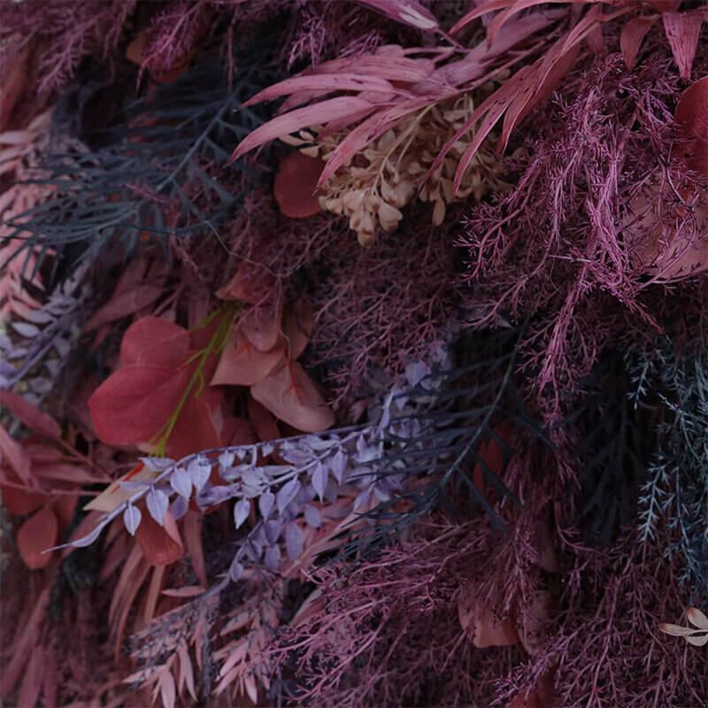 3D Artificial Purple Spruce Leaf Wedding Decoration | Uflower